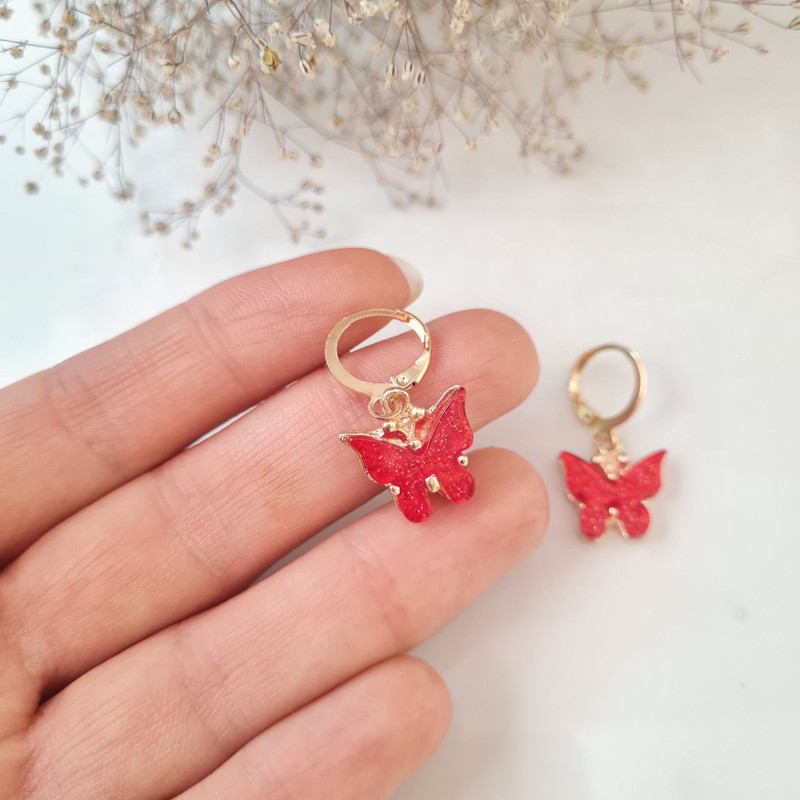 گوشواره زنانه مدل پروانه