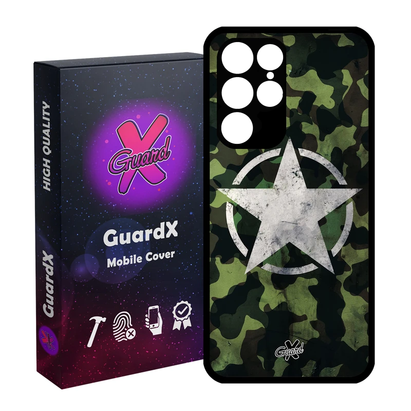 کاور گارد ایکس طرح Star مدل Glass10194 مناسب برای گوشی موبایل سامسونگ Galaxy S22 Ultra