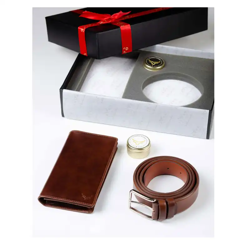 ست هدیه مردانه چرم گیال مدل Sm 20-2