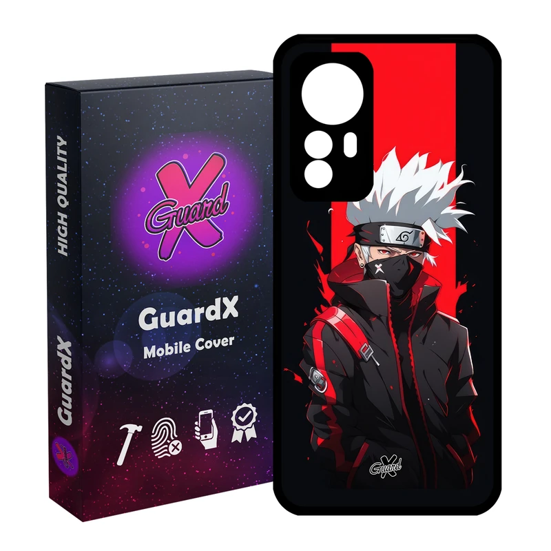 کاور گارد ایکس طرح کاکاشی انیمه مدل Glass10585 مناسب برای گوشی موبایل شیائومی Redmi Note 12S