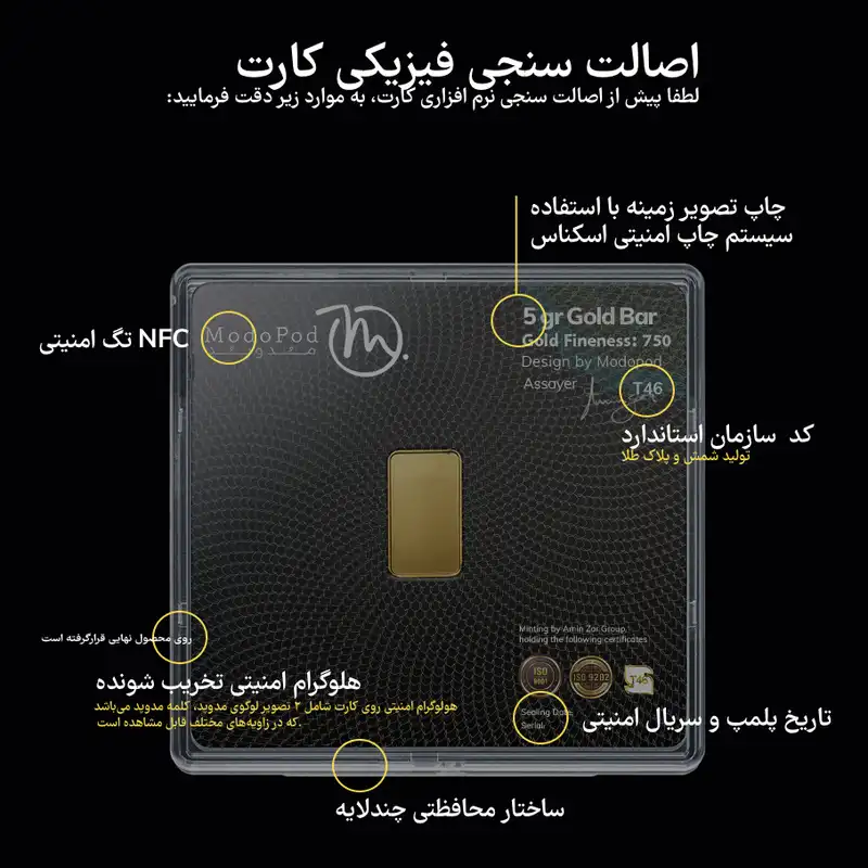 شمش طلا 18 عیار مدوپد مدل نوروز و سال نو کد SG11616