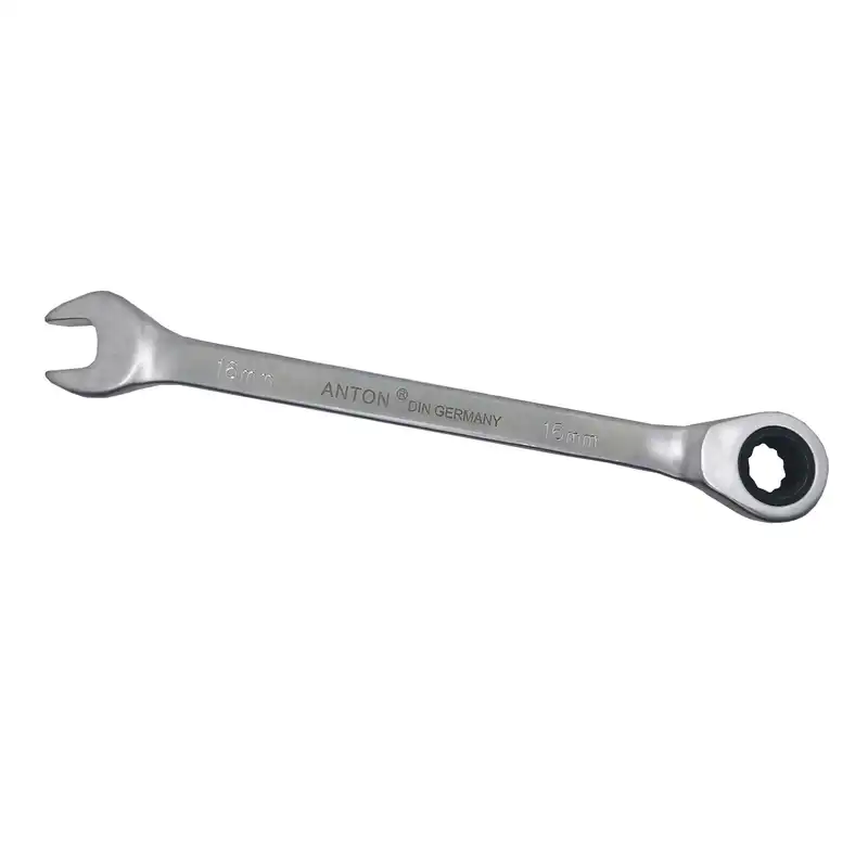 آچار جغجغه ای یکسر تخت و یکسر رینگی آنتون کد JVRT0016 سایز 16 میلیمتر