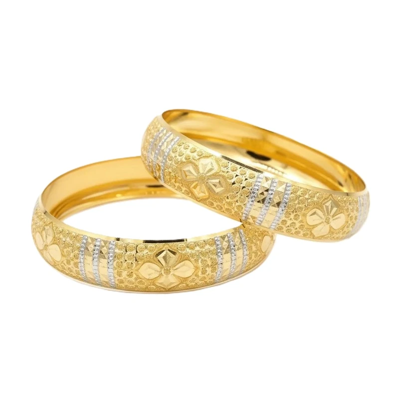 عکس شماره 2 : تک-پوش طلا 18 عیار زنانه رضا گلد مدل گلبرگ سایز 4