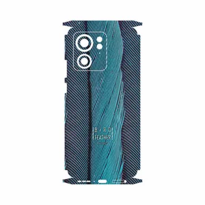 MAHOOT Turquoise feathers-FullSkin Cover Sticker for Motorola Edge 40