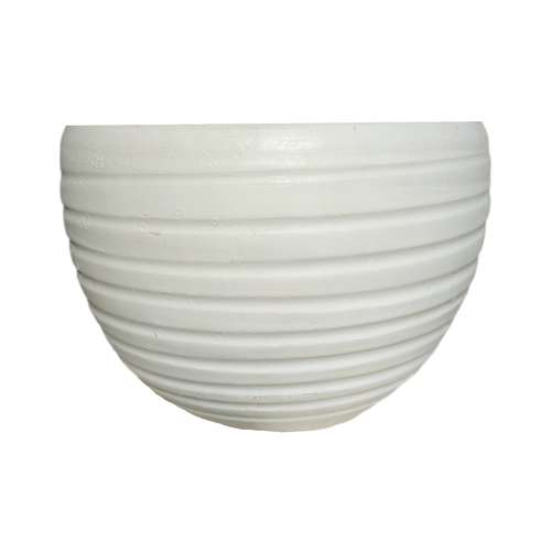گلدان سفالی مدل راه راه توپی کد s2300
