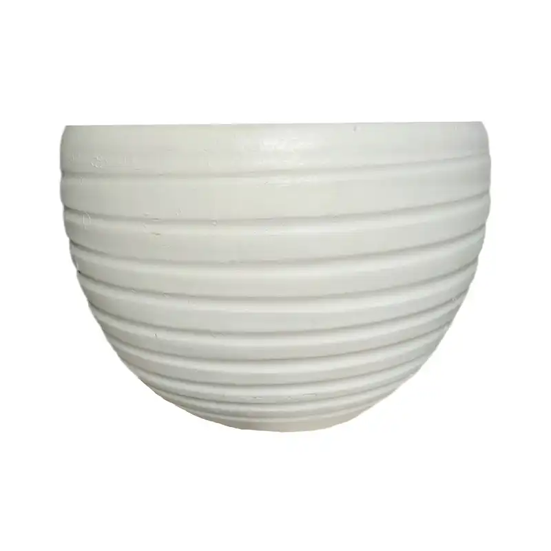گلدان سفالی مدل راه راه توپی کد s2300