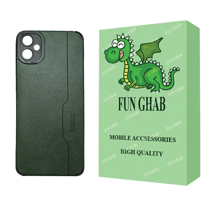 کاور فان قاب مدل چرم مناسب برای گوشی موبایل سامسونگ Galaxy A05