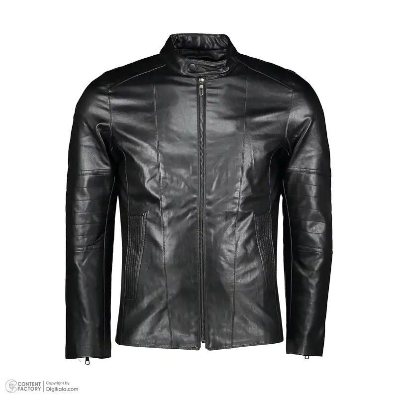 کت چرم مردانه اسپیور مدل VMB15 رنگ مشکی