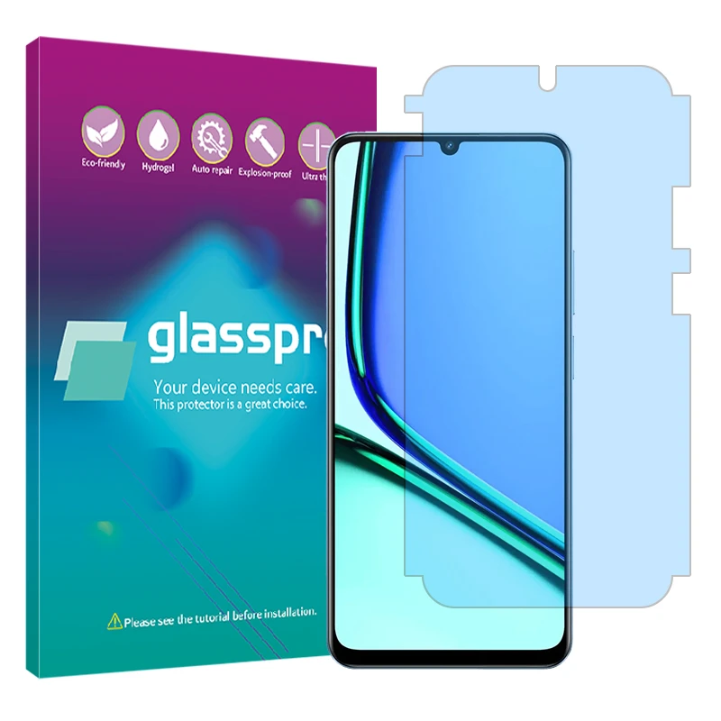 محافظ صفحه نمایش مات ضد اشعه آبی گلس پرو مدل Resistant مناسب برای گوشی موبایل ریلمی Note 60