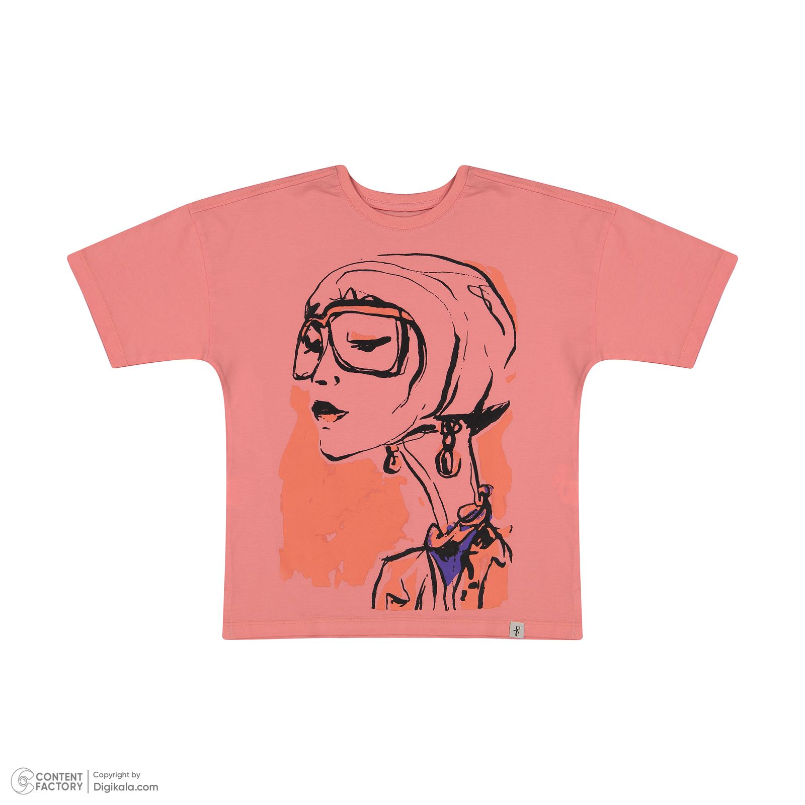 تی شرت آستین کوتاه دخترانه سون پون مدل 1114 -  - 10