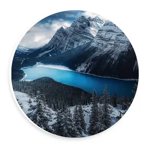  دیوارکوب طرح دریاچه و کوهستان مدل wtb558