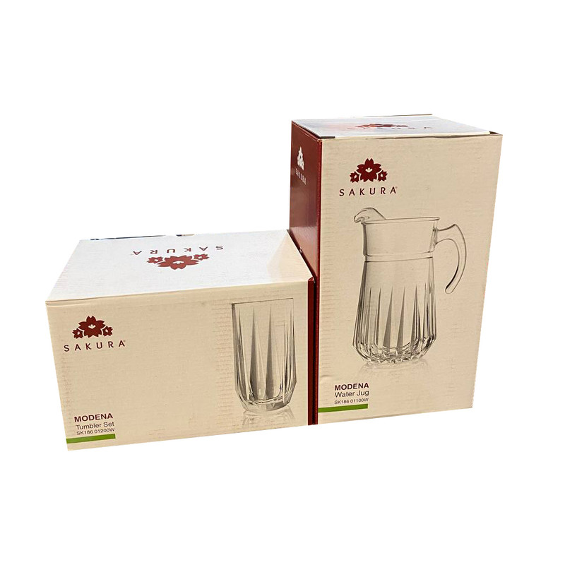 ست پارچ و لیوان 7 پارچه ساکورا مدل مودنا