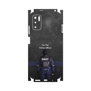 MAHOOT Police Officer-FullSkin Cover Sticker for Xiaomi Redmi Note 10 5G