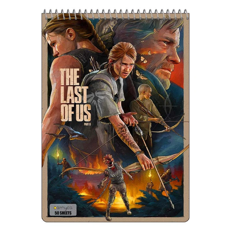دفتر نقاشی 50 برگ سیمی کارنیکا طرح لست اف اس The Last of Us کد 41949