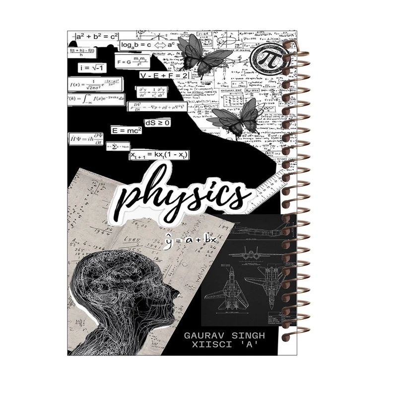 دفتر مشق 100 برگ طرح فیزیک کد H462