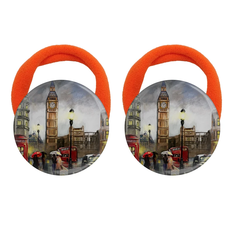 کش مو زنانه مدل برج ساعت بیگ بن انگلستان کد 1048 بسته دو عددی