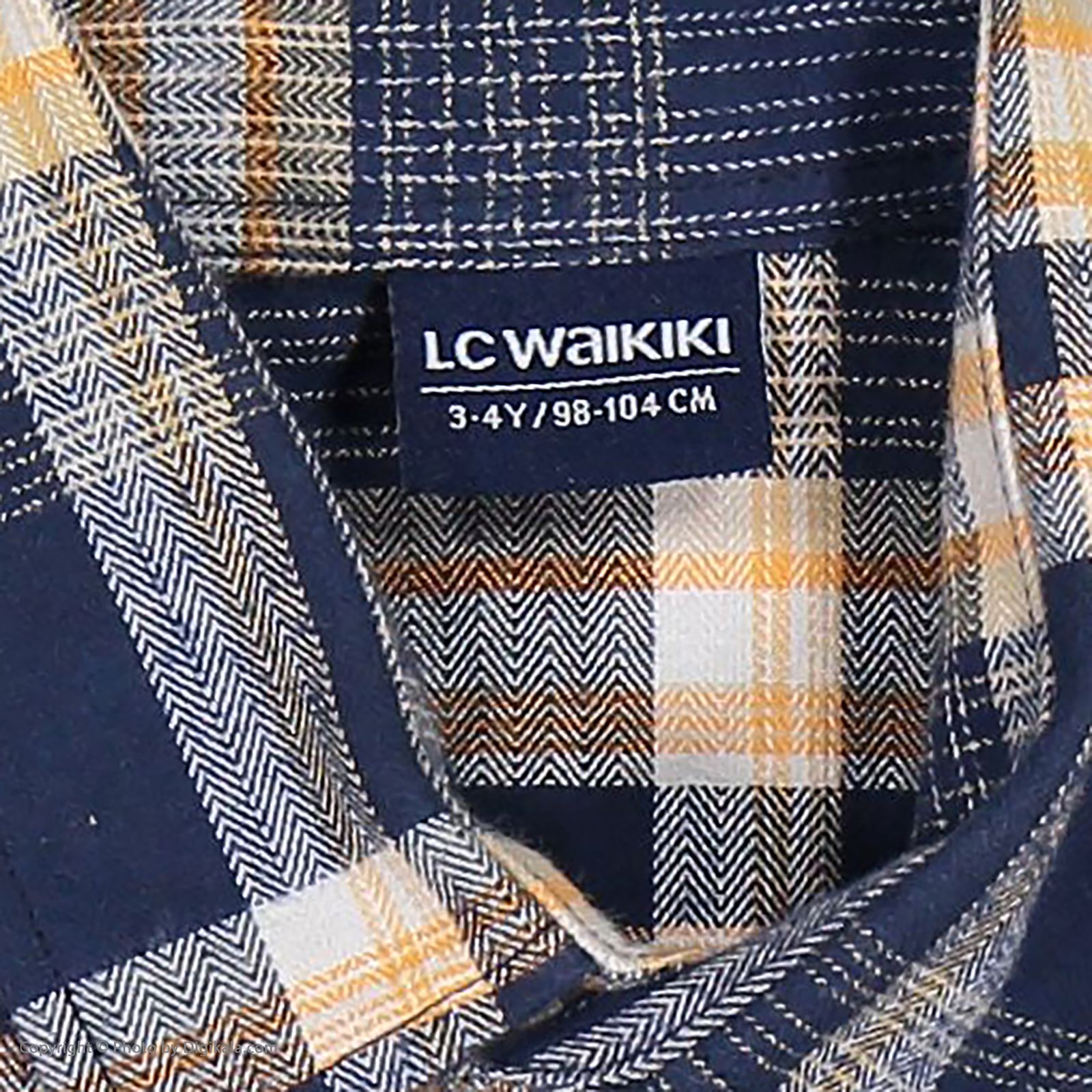 پیراهن پسرانه ال سی وایکیکی مدل W148673Z4-L5X-NAVYCHECK -  - 5