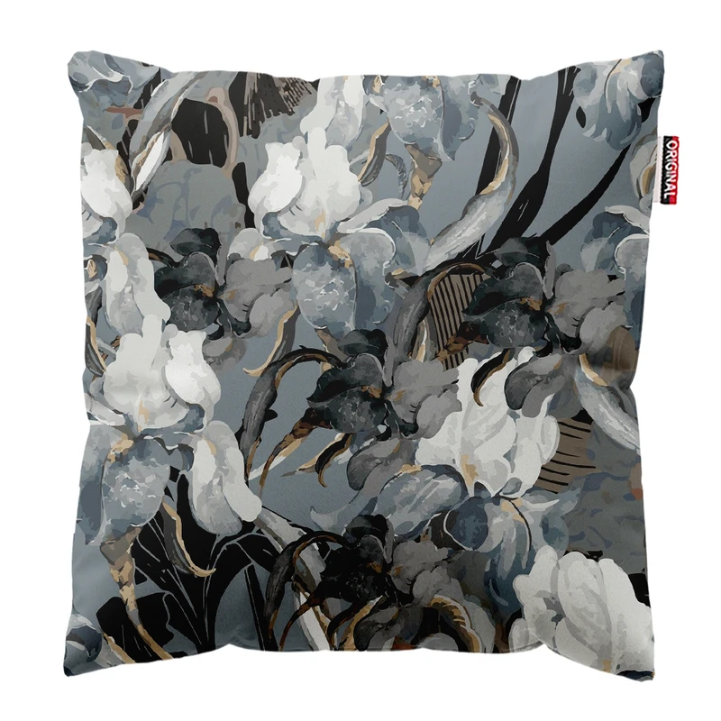 کوسن پاد آفرین مدل گل و برگ کد PK403164 سایز 40*40 سانتی متر