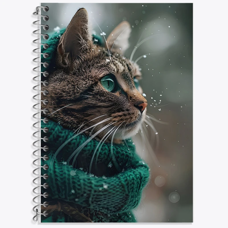 دفتر نت موسیقی 50 برگ خندالو طرح گربه (cat) کد F7598