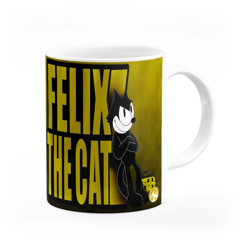 ماگ هومرو طرح انیمیشن گربه ملوس مدل MG3803