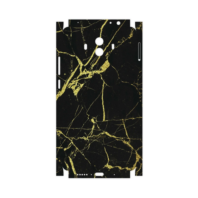 برچسب پوششی ماهوت مدل Graphite-Gold-Marble-FullSkin مناسب برای گوشی موبایل هواوی Mate 10