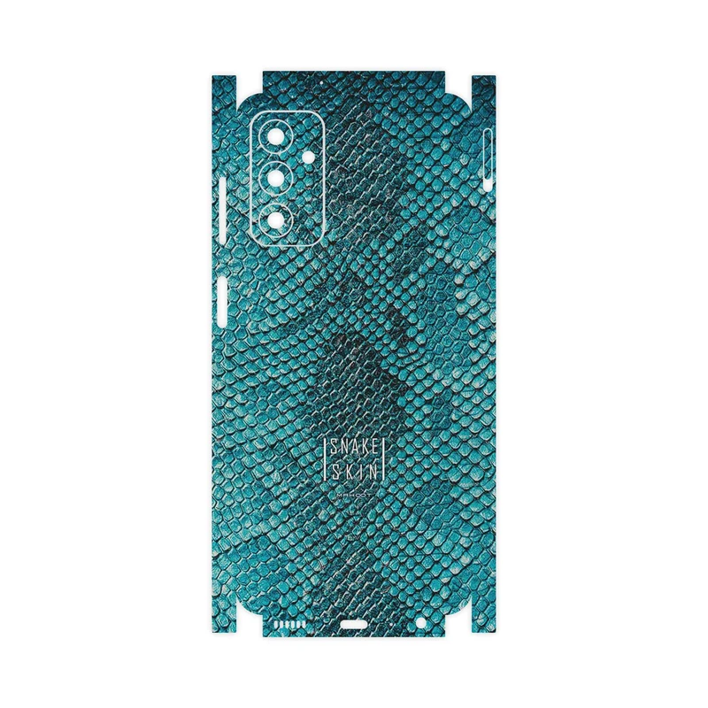 برچسب پوششی ماهوت مدل Blue Snake Skin-FullSkin مناسب برای گوشی موبایل سامسونگ Galaxy F13