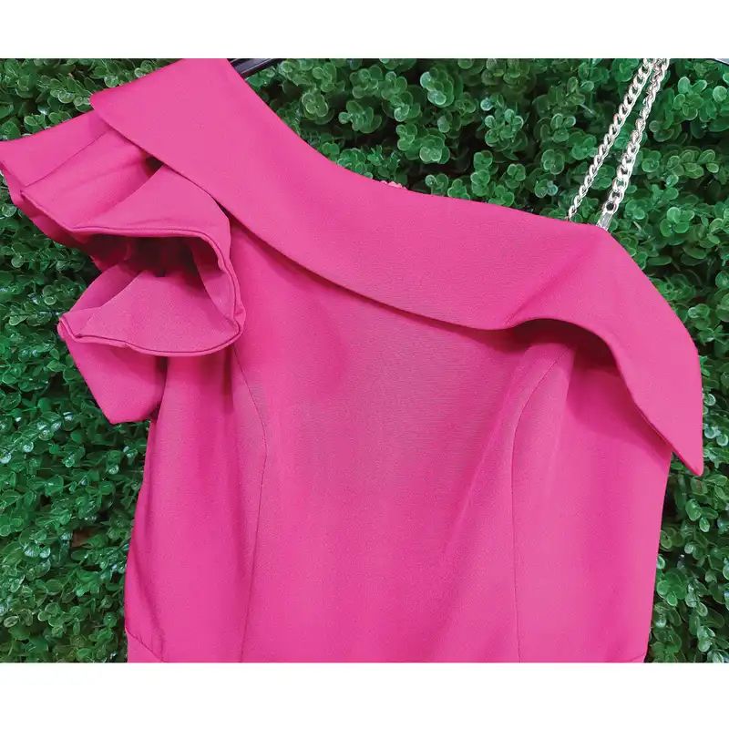 پیراهن زنانه مدل یقه رومی بند زنجیری Loomik4524