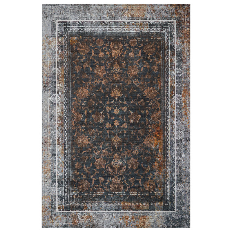 روفرشی مدل روفرشی کشدار نانو ابریشم کد 317 زمینه اخرایی