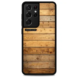 AKAM AMC-WSGS21U-WOOD-22 Cover For Samsung Galaxy S21 Ultra
