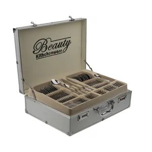 سرویس قاشق و چنگال 128 پارچه بیوتی مدل PSM-8004