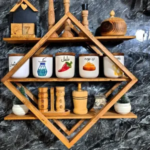 شلف دیواری مدل سه طبقه
