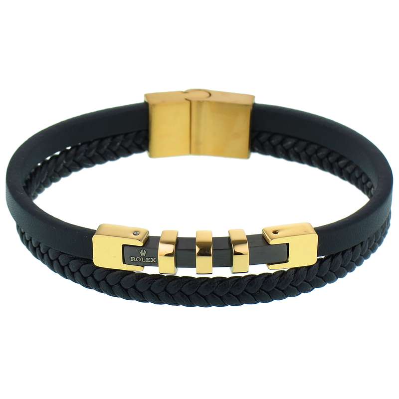 دستبند مردانه مدل چرم اسپرت کد 39666 دستبند مردانه مدل چرم اسپرت کد 39666