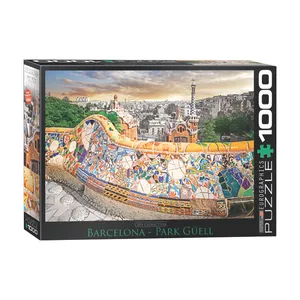 پازل 1000 تکه یوروگرافیکس پازلز مدل Barcelona Park Güell كد 60000768