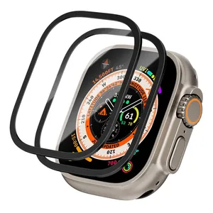 STOPTIME Screen Protector and metal frame For Apple Watch 49mm 