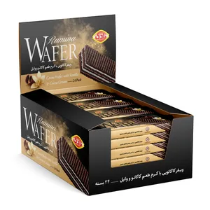 ویفر رامینا نادی با کرم طعم کاکائو و وانیل بسته 24 عددی