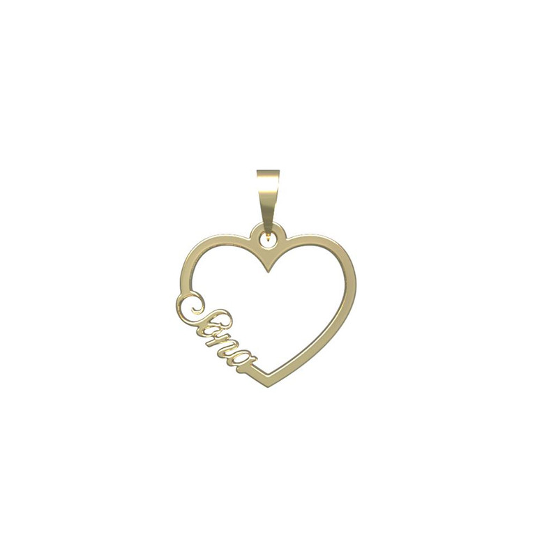 آویز گردنبند طلا 18 عیار زنانه مدوپد مدل اسم سونا sona کد PB1-10449