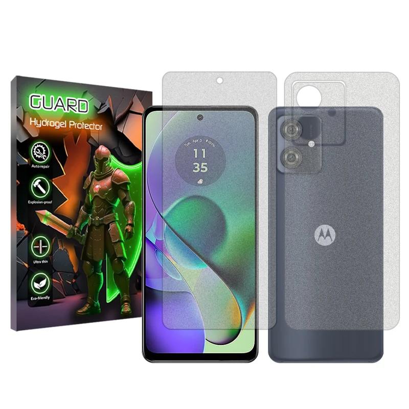  محافظ صفحه نمایش مات گارد مناسب برای گوشی موبایل موتورولا Moto G54به همراه محافظ پشت گوشی