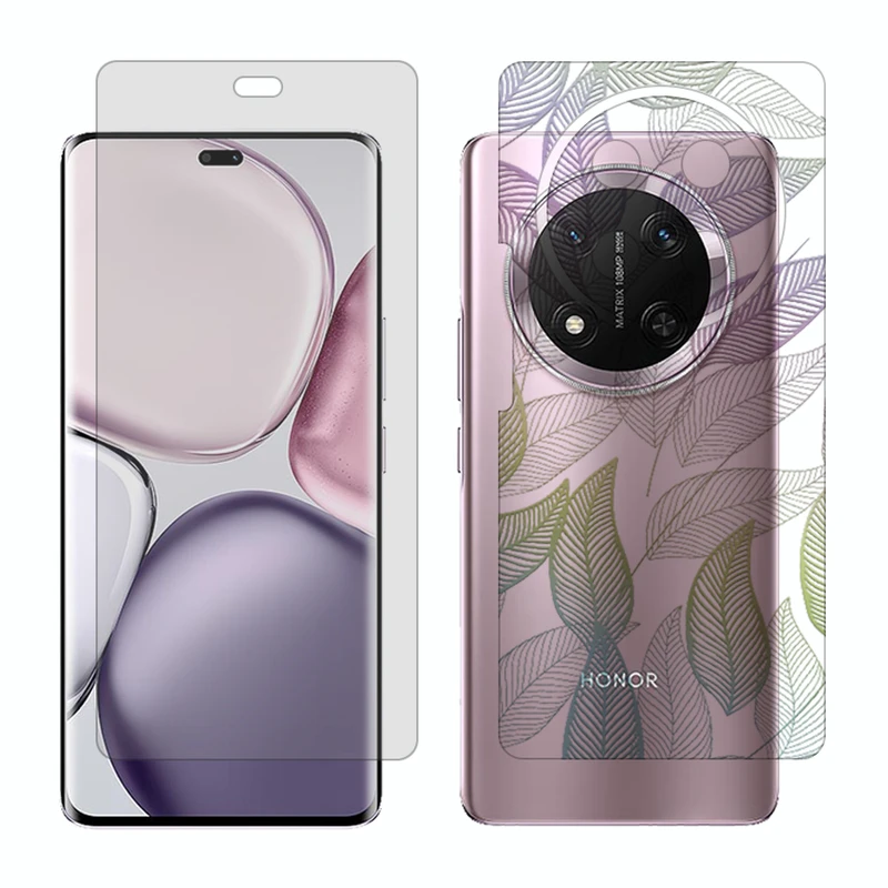 محافظ صفحه نمایش شفاف گلس مدل Together مناسب برای گوشی موبایل آنر X9c به همراه برچسب پوششی