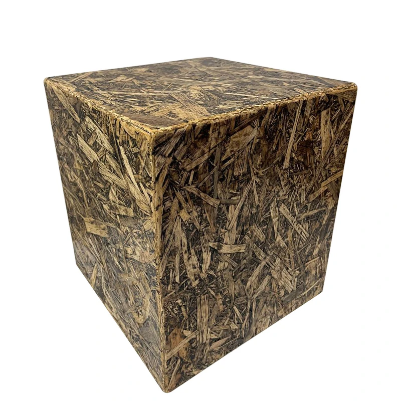 میز عسلی مربع با پایه چوب و صفحه چوب مدل 36