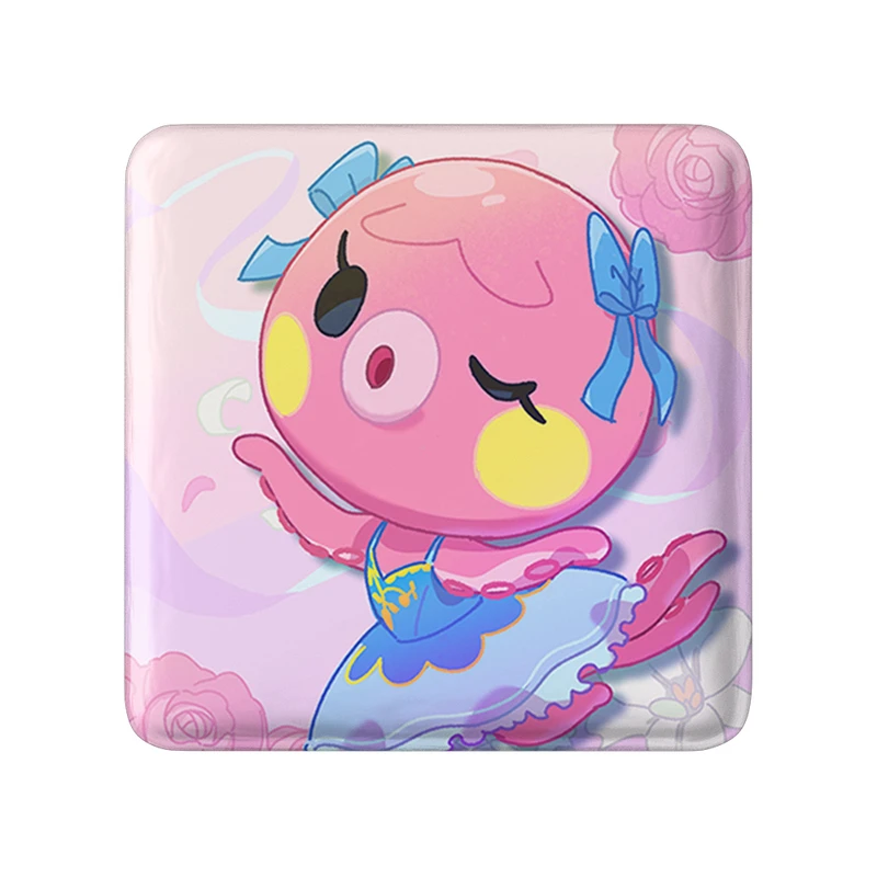 مگنت خندالو طرح بازی انیمال کراسینگ (Animal Crossing) مدل مربعی کد 32667