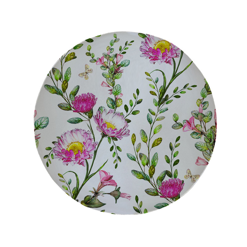 پادری مدل دایره طرح گل کد 5595 سایز 90 × 90 سانتی متر 