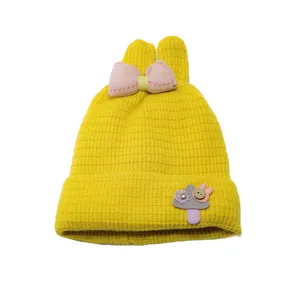 کلاه بافتنی بچگانه مدل فانتزی خرگوشی