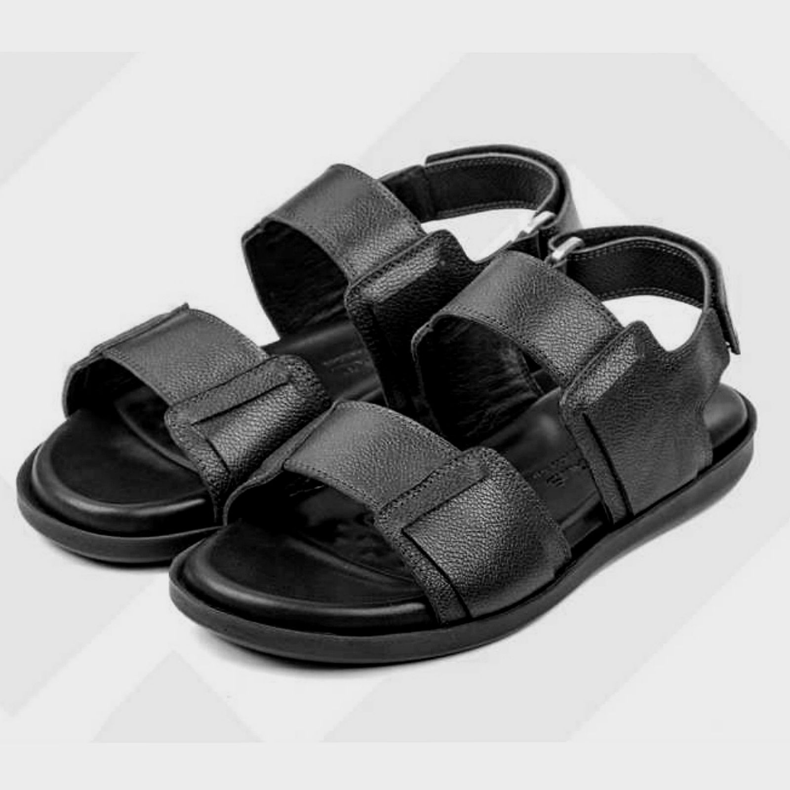 صندل مردانه پاتن چرم آفتاب مدل S6 - - 4