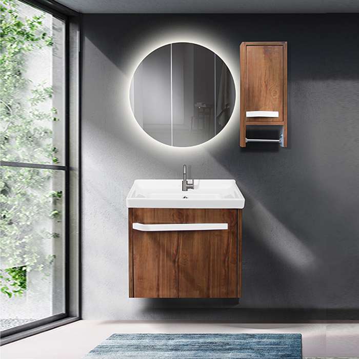 کابینت روشویی آزالیا مدل کایرا BC04 به همراه آینه بک لایت نوردار و باکس