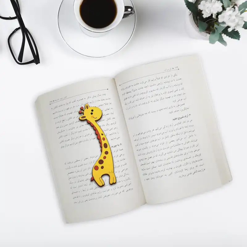 نشانگر کتاب لوکسینو مدل زرافه مهربون و دوست داشتنی کد Shahrad_11:11