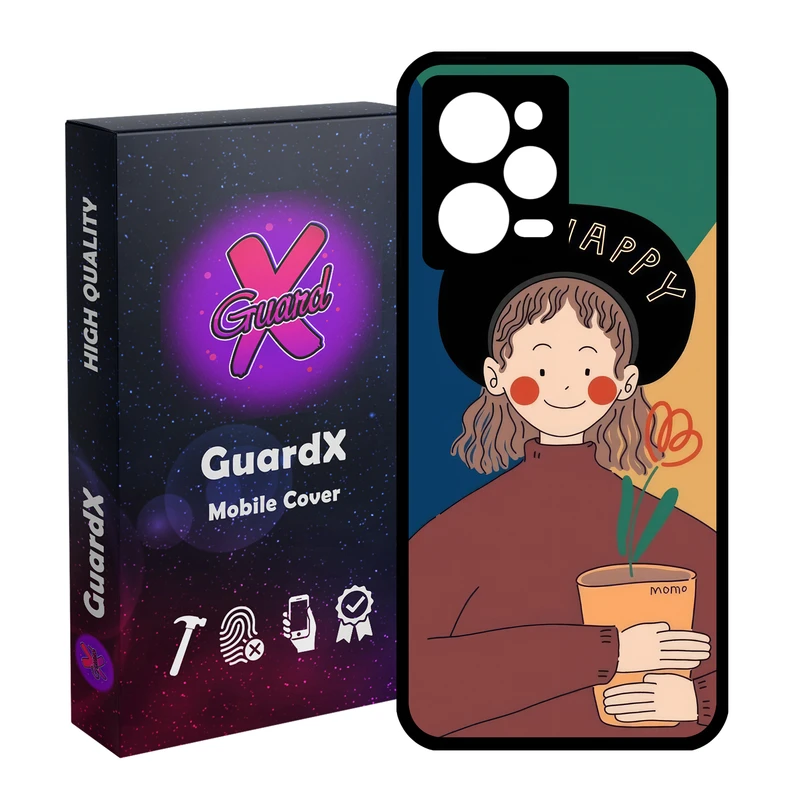 کاور گارد ایکس طرح دختر مدل Glass10630 مناسب برای گوشی موبایل شیائومی Redmi Note 12 Pro 5G/Poco X5 Pro 5G/Note 12 Pro Pro speed