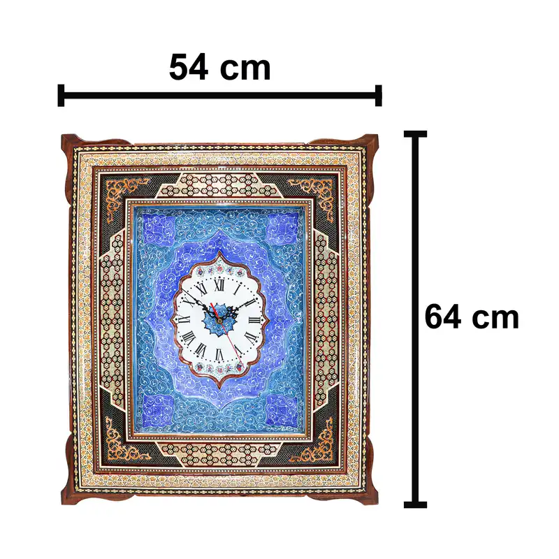 ساعت خاتم کاری مدل صفحه مینا کد HQ6454