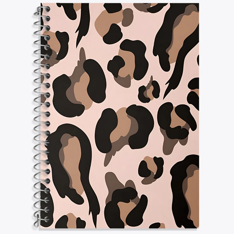 دفتر نت موسیقی 50 برگ خندالو طرح پترن پلنگی کد N2625