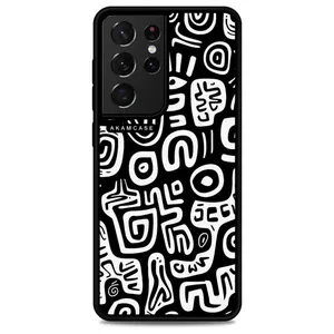 AKAM AMC-WSGS21U-DOODLE6 Cover For Samsung Galaxy S21 Ultra