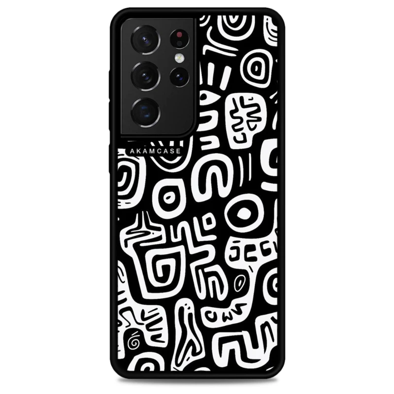 کاور آکام مدل AMC-WSGS21U-DOODLE6 مناسب برای گوشی موبایل سامسونگ Galaxy S21 Ultra